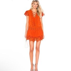 Free People‎ Esperanza Eyelet Mini Dress XSmall